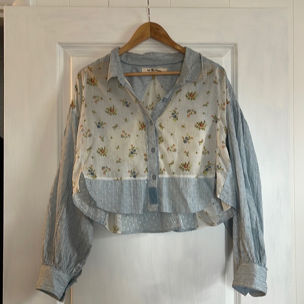 We the Free Free People Floral button up. Worn once